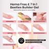 imageBeetles Builder Gel HEMAFreeSheer Breeze 05 oz 7 in 1 for Building Apex Strengthening Thickening Extension DIY Salon at Home for Beginner Sensitive NailsClear Builder Nails Gel KitUV Lamp NeededPristine Grace