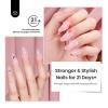 imageBeetles Builder Gel HEMAFreeSheer Breeze 05 oz 7 in 1 for Building Apex Strengthening Thickening Extension DIY Salon at Home for Beginner Sensitive NailsClear Builder Nails Gel KitUV Lamp Needed1Jelly Light Pink