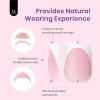 imageBeetles French Tips Press On Nails 224 Pcs Pink French Tip Nails Short Almond Fake Nails Soft Gel Nail Tips False Nails Art DIY For Women16 SizesAShort Squaval
