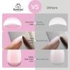 imageBeetles French Tips Press On Nails 224 Pcs Pink French Tip Nails Short Almond Fake Nails Soft Gel Nail Tips False Nails Art DIY For Women16 SizesCShort AlmondIvory Fade
