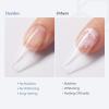 imageBeetles French Tips Press On Nails 224 Pcs Pink French Tip Nails Short Almond Fake Nails Soft Gel Nail Tips False Nails Art DIY For Women16 SizesZ10ml Nail Glue