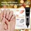 imageBeetles Gel Nail Kit Almond Nail Tips Easy Nail Extension Set 9 In 1 Nail Glue Gel with Pre shaped Medium Almond Nail Tips ampamp UV Nail Lamp Acrylic Nail Clipper DIY Art Gifts for Her5Almond Short 320pcs Christmas Limited Set