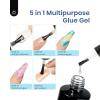 imageBeetles Gel Nail Kit Almond Nail Tips Easy Nail Extension Set 9 In 1 Nail Glue Gel with Pre shaped Medium Almond Nail Tips ampamp UV Nail Lamp Acrylic Nail Clipper DIY Art Gifts for Her22Short Coffin 504pcs EtchX Kit