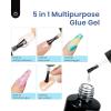 imageBeetles Gel Nail Kit Almond Nail Tips Easy Nail Extension Set 9 In 1 Nail Glue Gel with Pre shaped Medium Almond Nail Tips ampamp UV Nail Lamp Acrylic Nail Clipper DIY Art Gifts for Her24Medium Coffin 504pcs Clear Kit