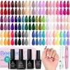imageBeetles Nail Nook Gel Nail Polish Set  119 PCS 100 Colors Gel Polish Kit Base Glossy Matte Glitter Top Coat Glitter Pearl Cat Eye White Red Pink Nude Uv Led Nails Gift for Women00Seasonal Harmony Gel Nail Polish