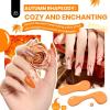 imageBeetles Winter Gel Nail Polish Colors Set  Amber Twilight 20 Colors 2025 Yellow Orange Red Cat Eye Brown Green Soak Off Uv Manicure Kit With Base Glossy Matte Top Coat Gift for Women00Seasonal Symphony