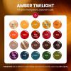 imageBeetles Winter Gel Nail Polish Colors Set  Amber Twilight 20 Colors 2025 Yellow Orange Red Cat Eye Brown Green Soak Off Uv Manicure Kit With Base Glossy Matte Top Coat Gift for Women00 Amber Twilight