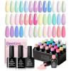 imageBeetles 25 Colors Gel Nail Polish Set 32PCS Yellow Orange Gel Polish Rustic Sonata with Base Coat Glossy ampamp Matte Top Coat White Blue Pink DIY Salon Soak Off UV Led Nails Gifts for Women20 Colors Dreamy Town