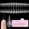 imageBeetles Tipex Lite Apex Nail TipsAlmond Short 96pcs 16 Sizes PreBuilding PreEtched Acrylic Nail Tips for Flat Nails ampamp Natural Nail Beds0ATipex LiteStiletto Medium 96pcs