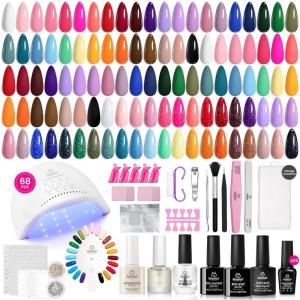 imageBeetles 100 Colors Gel Nail Polish Set 119 PCS Nail Polish Kit All Season Cat Eye Pink Blue Jelly Glitter Pearl Gel Polish ampamp 5Pcs Base Top Coat Soak off UV Manicure Nail Art Home Gifts for Women0  Emotional Spectrum