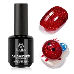 imageBeetles Burgundy Red Gel Polish15ml Burgundy Dark Red Gel Nail Polish UV LED Nail Lamp DIY Wine Winter Color Nail Art Design Gift for Women12Berry Wine