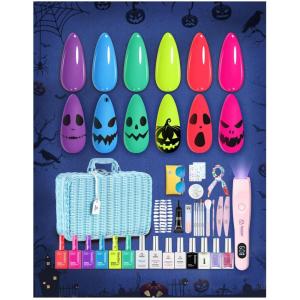 imageBeetles Nail Nook Gel Nail Polish Set  119 PCS 100 Colors Gel Polish Kit Base Glossy Matte Glitter Top Coat Glitter Pearl Cat Eye White Red Pink Nude Uv Led Nails Gift for WomenSummer Pretty Box