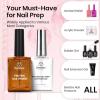 imageBeetles 15ml Protein Nail Prep Dehydrator and Primer Set  2PCS HemaFree ampamp Acid Free Nail Bond Protein Prep Kit for Gel Nail Polish Acrylic Nail SuppliesProtein Nail Prep Dehydrator and Primer