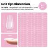 imageBeetles 2Pcs 20g Nail Glue Gel No Wipe HandsFree Tipex Solid Nail Glue Gel Super Strong for Acrylic Nails Extension Fake Nails 3D Nail Art Great for Home ampamp Salon Use U V Light Required1FTipex LiteCoffin Short 512pcs