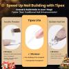 imageBeetles 2Pcs 20g Nail Glue Gel No Wipe HandsFree Tipex Solid Nail Glue Gel Super Strong for Acrylic Nails Extension Fake Nails 3D Nail Art Great for Home ampamp Salon Use U V Light Required0BTipex LiteSquare Long 256pcs