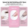 imageBeetles 2Pcs 20g Nail Glue Gel No Wipe HandsFree Tipex Solid Nail Glue Gel Super Strong for Acrylic Nails Extension Fake Nails 3D Nail Art Great for Home ampamp Salon Use U V Light Required0GTipex LiteCoffin Short 256pcs