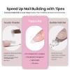imageBeetles 2Pcs 20g Nail Glue Gel No Wipe HandsFree Tipex Solid Nail Glue Gel Super Strong for Acrylic Nails Extension Fake Nails 3D Nail Art Great for Home ampamp Salon Use U V Light Required0CTipex LiteAlmond Medium 256pcs