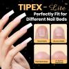 imageBeetles 2Pcs 20g Nail Glue Gel No Wipe HandsFree Tipex Solid Nail Glue Gel Super Strong for Acrylic Nails Extension Fake Nails 3D Nail Art Great for Home ampamp Salon Use U V Light Required0BTipex LiteSquare Long 256pcs