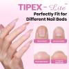 imageBeetles 2Pcs 20g Nail Glue Gel No Wipe HandsFree Tipex Solid Nail Glue Gel Super Strong for Acrylic Nails Extension Fake Nails 3D Nail Art Great for Home ampamp Salon Use U V Light Required1GTipex LiteStiletto Medium 512pcs