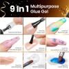 imageBeetles 3D Gel Nail Art 1Pcs 15ml Sculpting Gel 3 in 1 Clear No Wipe Nail Polish Rhinestone Art Glue for Nail Gems Diamond Jewelry U V LED Lamp Needed DIY Home Salon Christmas Nails Gifts for Women31 2Pcs 10ml Gel Nail Glue