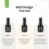 imageBeetles 3Pcs 15ml Builder Nail Gel with No Wipe Top Coat Gel Nail Polish and Base Coat Christmas Set for Nails Shine Finish and Long Lasting Nail Protection UVLED Lamp Needed Gift for Women3Pcs Top Base GelBlooming Gel