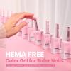 imageBeetles Blooming Gel  Hema Free Clear Blossom Blooming Gel Polish for Spreading Effect DIY Watercolor Floral Print Soak off U V LED Lamp Cure Nail Diy Manicure Art Design GiftHemafree Pink Romance