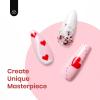 imageBeetles Blooming Gel  Hema Free Clear Blossom Blooming Gel Polish for Spreading Effect DIY Watercolor Floral Print Soak off U V LED Lamp Cure Nail Diy Manicure Art Design Gift00Fall in Love Pink