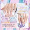 imageBeetles Blooming Gel  Hema Free Clear Blossom Blooming Gel Polish for Spreading Effect DIY Watercolor Floral Print Soak off U V LED Lamp Cure Nail Diy Manicure Art Design GiftPastel