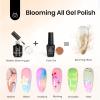 imageBeetles Blooming Gel 15ml Clear Uv Led Blossom Christmas Nails Gel Polish for Spreading Effect Marble Natural Stone Watercolor Floral Print Soak off Diy Nail Art Design Manicure Gift for Women2 Pcs Blooming Nail Gel