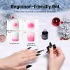 imageBeetles Blooming Gel 15ml Clear Uv Led Blossom Christmas Nails Gel Polish for Spreading Effect Marble Natural Stone Watercolor Floral Print Soak off Diy Nail Art Design Manicure Gift for Women1Beetles Christmas Blooming Gel
