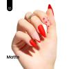imageBeetles Cat Eye Gel Top Coat2 in 1 Top Coat Gel Nail Polish ampamp Cat Eye Magnetic Effect No Wipe  Shine Finish and Long Lasting Soak Off LED Nail Lamp Nail Art Design Manicure Diy at Home1Red