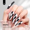 imageBeetles Cat Eye Gel Top Coat2 in 1 Top Coat Gel Nail Polish ampamp Cat Eye Magnetic Effect No Wipe  Shine Finish and Long Lasting Soak Off LED Nail Lamp Nail Art Design Manicure Diy at Home02Pcs White
