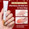 imageBeetles Christmas Rhinestones Glue Kit  Christmas Limited with 3D Sculpting Gel Strong Nail Art Gem Glue ampampTool for Crystals Pearls Charms Christmas Nail Art DIY Decoration Gift for WomenChristmas Rhinestones Glue Kit