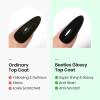 imageBeetles Extra Glossy No Wipe Gel Top Coat 2 Pcs 15ml Super Shiny Clear Glossy Top Coat Gel Nail Polish Soak Off Uv Nail Lamp Nail Salon Manicure DIY Home Gifts for WomenBase and Top Coat
