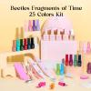 imageBeetles Gel Nail Polish Kit with U V Light  25 Colors Gel Polish Set Fall Nail Fest Fragments of Time 45 Pcs Nails Kit with Tools DIY Salon Manicure Set Gifts for Women Girls  One Color One BottleImprints of Time
