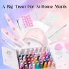 imageBeetles Gel Nail Polish Kit with U V Light  25 Colors Gel Polish Set Fall Nail Fest Fragments of Time 45 Pcs Nails Kit with Tools DIY Salon Manicure Set Gifts for Women Girls  One Color One BottleEmotional Journey