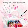 imageBeetles Gel Nail Polish Kit with U V Light  25 Colors Gel Polish Set Fall Nail Fest Fragments of Time 45 Pcs Nails Kit with Tools DIY Salon Manicure Set Gifts for Women Girls  One Color One Bottle0  Mood Mosaic