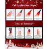 imageBeetles Gel Nail Polish Kit with U V Light  80Pcs Color Enchantment 55 Colors Gel Polish Starter Kit with Base Top Coat DIY Nails Supply Stickers Manicure Tools Christmas Gift for Women Teens GirlsChristmas Advent Calendar Merry Glitzmas