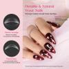 imageBeetles Gel Nail Tips 500Pcs Medium Coffin Pre Shaped Clear Full Cover False Nails Press on for Gel Art Polish Soak Off Lamp Easy Nail Extensions Acrylic38Almond Medium 630pcs Clear Nail Tips