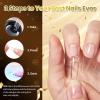 imageBeetles Gel Nail Tips 500Pcs Medium Coffin Pre Shaped Clear Full Cover False Nails Press on for Gel Art Polish Soak Off Lamp Easy Nail Extensions Acrylic2315g Solid Nail Glue