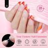 imageBeetles Gel Nail Tips 500Pcs Medium Coffin Pre Shaped Clear Full Cover False Nails Press on for Gel Art Polish Soak Off Lamp Easy Nail Extensions Acrylic38Almond Medium 630pcs Clear Nail Tips