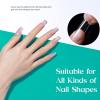 imageBeetles Gel Nail Tips 500Pcs Medium Coffin Pre Shaped Clear Full Cover False Nails Press on for Gel Art Polish Soak Off Lamp Easy Nail Extensions Acrylic36Medium Square 500PCSClear