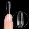imageBeetles Gel Nail Tips Short Coffin PreEtched Nail Tips 12 Sizes 288 Pcs Full Cover Soft Tips Half Matte False Nails Clear Acrylic Glue on Nails Extension DIY Manicure Gifts for Women35Square Long 288pcsEtch X Nail Tips