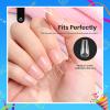 imageBeetles Gel Nail Tips Short Coffin PreEtched Nail Tips 12 Sizes 288 Pcs Full Cover Soft Tips Half Matte False Nails Clear Acrylic Glue on Nails Extension DIY Manicure Gifts for Women01Coffin Medium 288pcsEtch X Nail Tips
