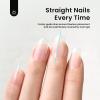 imageBeetles Gel Nail Tips Short Coffin PreEtched Nail Tips 12 Sizes 288 Pcs Full Cover Soft Tips Half Matte False Nails Clear Acrylic Glue on Nails Extension DIY Manicure Gifts for Women7Square Short 288pcs Full Matte Nail Tips