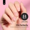 imageBeetles Gel Nail Tips Short Coffin PreEtched Nail Tips 12 Sizes 288 Pcs Full Cover Soft Tips Half Matte False Nails Clear Acrylic Glue on Nails Extension DIY Manicure Gifts for Women31Square Extra Short 288pcs1Etch X Nail Tips