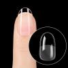 imageBeetles Gel Nail Tips Short Coffin PreEtched Nail Tips 12 Sizes 288 Pcs Full Cover Soft Tips Half Matte False Nails Clear Acrylic Glue on Nails Extension DIY Manicure Gifts for Women5Oval Short 288pcsEtch X Nail Tips