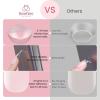 imageBeetles Gel Nail Tips Short Coffin PreEtched Nail Tips 12 Sizes 288 Pcs Full Cover Soft Tips Half Matte False Nails Clear Acrylic Glue on Nails Extension DIY Manicure Gifts for Women4Stiletto Medium 288pcsEtch X Nail Tips