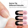 imageBeetles Gel Nail Tips Short Coffin PreEtched Nail Tips 12 Sizes 288 Pcs Full Cover Soft Tips Half Matte False Nails Clear Acrylic Glue on Nails Extension DIY Manicure Gifts for Women62Almond Medium 288pcs Full Matte Nail Tips