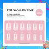 imageBeetles Gel Nail Tips Short Coffin PreEtched Nail Tips 12 Sizes 288 Pcs Full Cover Soft Tips Half Matte False Nails Clear Acrylic Glue on Nails Extension DIY Manicure Gifts for Women33Square Short 288pcsEtch X Nail Tips